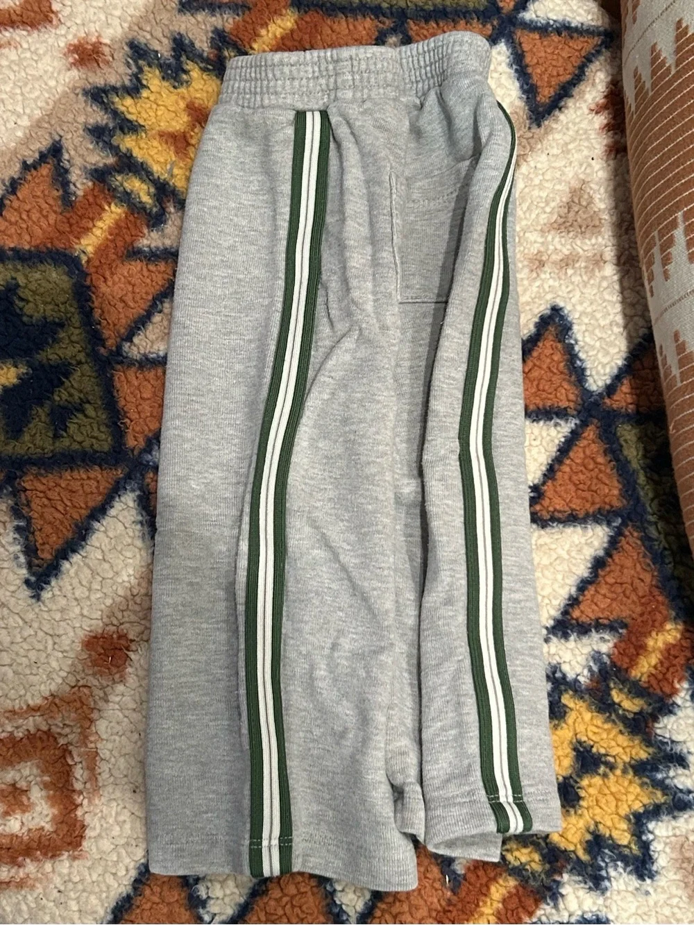 Old Navy Light Gray Kids Sweatpants with Side Stripe